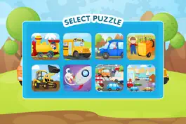 Game screenshot Trucks and Things That Go Jigsaw Puzzle Free - Preschool and Kindergarten Educational Cars and Vehicles Learning Shape Puzzle Adventure Game for Toddler Kids Explorers apk