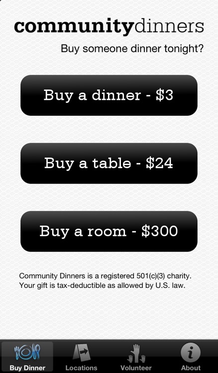 Community Dinners