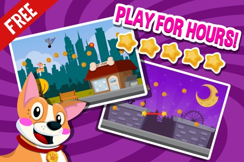 Puppy Rescue - Cute Running And Jumping Dog Game For Kids FREE screenshot 2