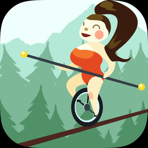 Walk On Rope Wrestling Fighter Balance Icon