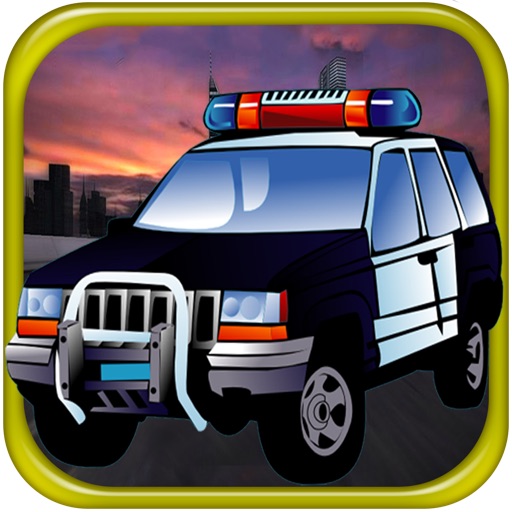 Doodle Police Car Hill Racing-Pro Icon