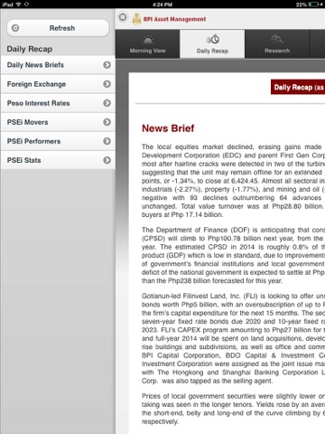 Screenshot #5 pour BPI Asset Management Research