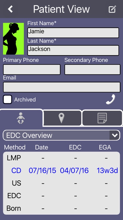 Prenatal Patient Tracker
