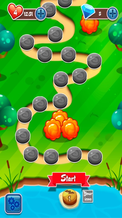 Sweet Fruit Jelly Garden Saga : Match 3 Free Game