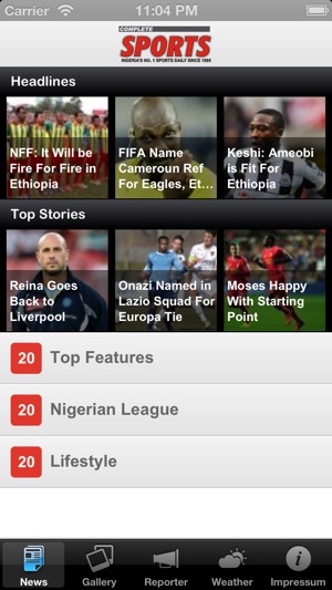 Complete Sports Nigeria(圖2)-速報App
