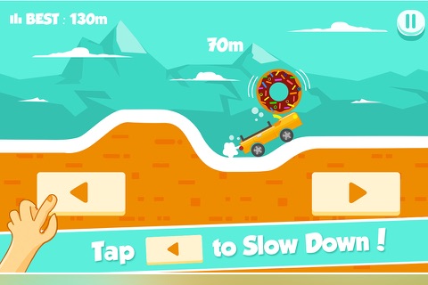 Endless Bouncy Car Road Adventure - Don't Drop the Donut! screenshot 3