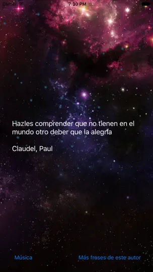 Captura de pantalla de Frases Celebres Para Pensar en iPhone 1