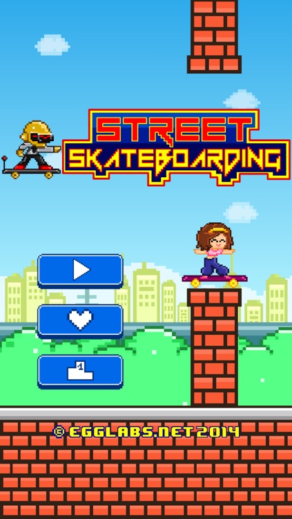 Street Skateboarding - Play Free 8-bit Retro Pixel Skating Games