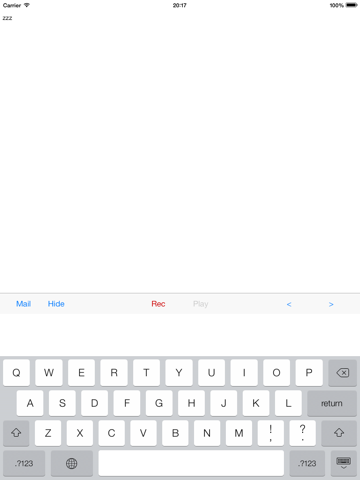 Screenshot #4 pour courrier de l'enregistreur vocal pour iPad