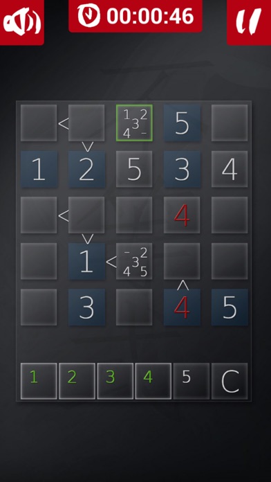 Screenshot #3 pour Futoshiki puzzle