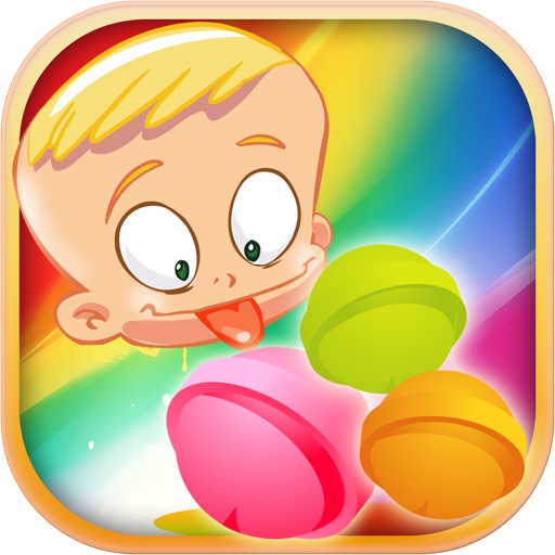 Rainbow Rockstar Sugar Candy Sprinkle Rush Icon