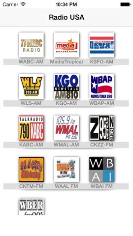 My USA Radio : All Americaines radios in the same app! Live radio;)のおすすめ画像1