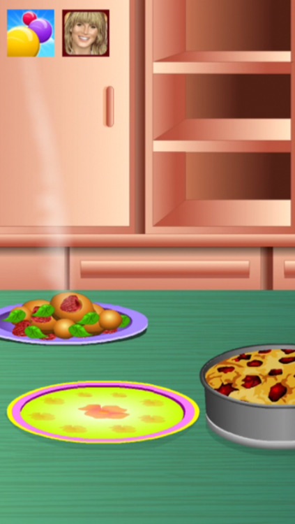 The free Cooking & Baking Game for Kids Donut & Plum Cake Recipe by famobi