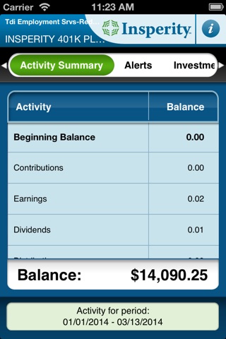 Insperity Retirement screenshot 3