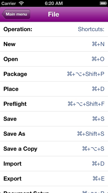 Shortcuts for InDesign screenshot-4