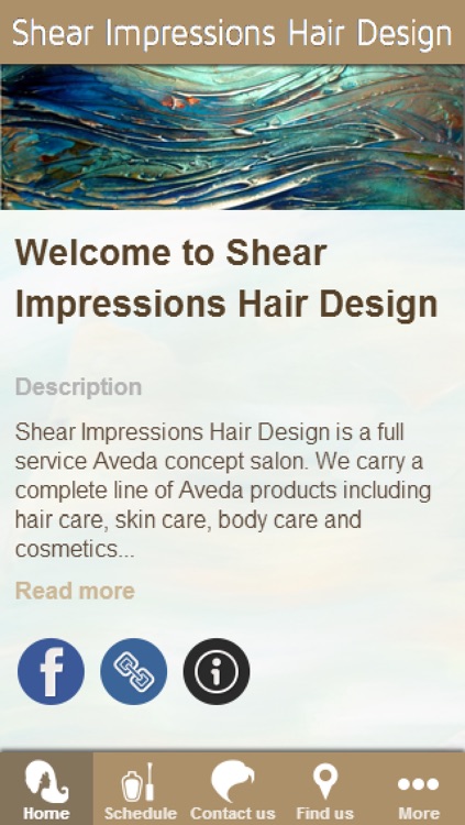 Shear Impressions app