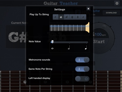 Guitar Teacher - Fretboard notes memorization system easy to play screenshot 2