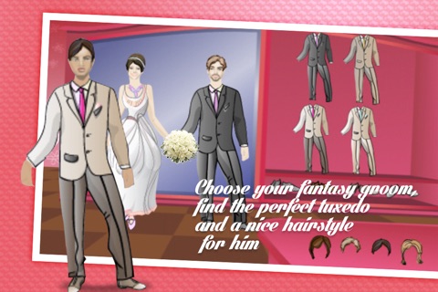 White Wedding Dress & Nails - Dress Up for your Bride & Groom & Design Your Dream Wedding Party! screenshot 2