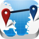 AtoB Distance Calculator Free - easy and fast air or car route measurement from A to B for travel and more