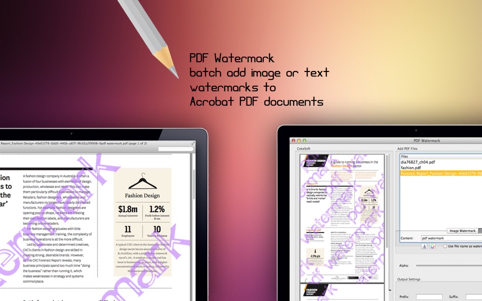 #2. PDF Watermark (macOS) 由: 方成 印