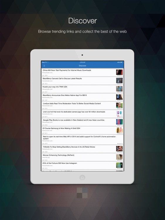 Delicious Official App for iPad