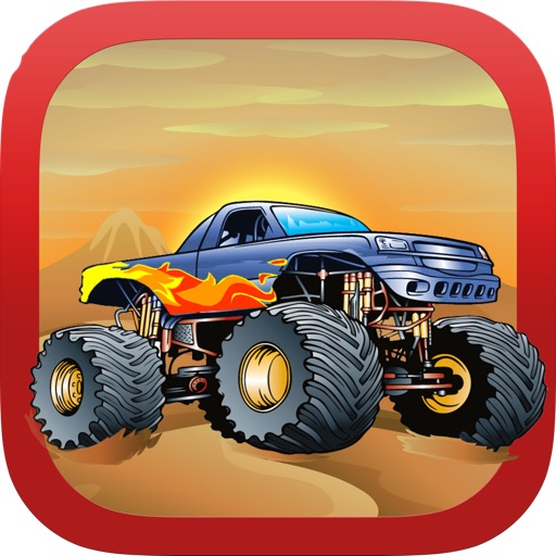 Monster Car Running Free iOS App