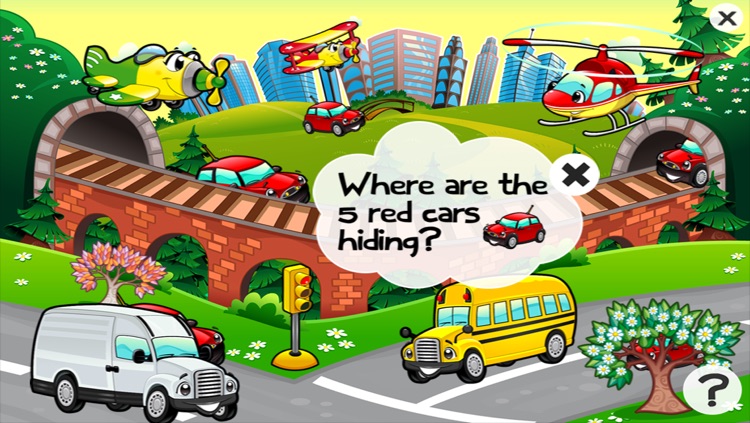 City vehicles game for children age 2-5: Train your skills for kindergarten, preschool or nursery school!