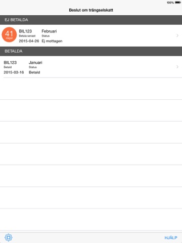 Screenshot #4 pour Trängselskatt Automatisk påminnelse