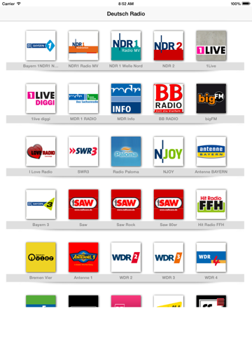 Meine deutschen Radio: Alle Radiosender aus Deutschland in der gleichen App! Live-Radio;)のおすすめ画像1