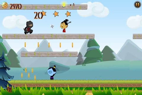 Ninja Gravity Run - The Super Rush, Jumping and Running Ninjas in HD Free screenshot 2