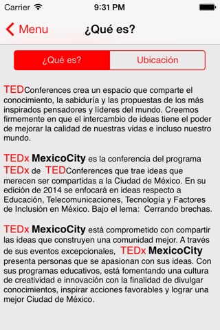 TEDxMexicoCity #CerrandoBrechas screenshot 3