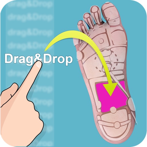 Drag&Drop Reflexology (foot) icon