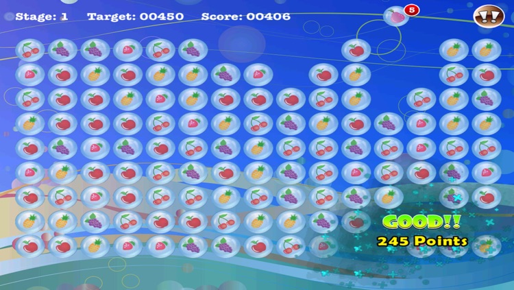 Popstar Fruit Bubble Match screenshot-4