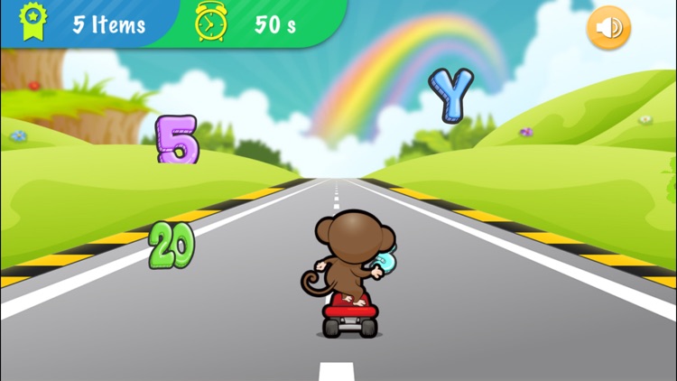 Abc jungle skateboard -  for preschoolers, babies, kids, learn English