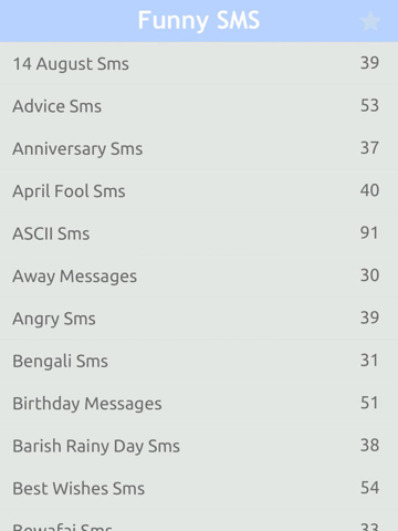 Screenshot #5 pour Funny SMS For Facebook, Twiter & messengers