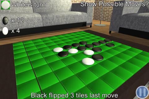 Reversi 3D by Purple Buttons screenshot 3