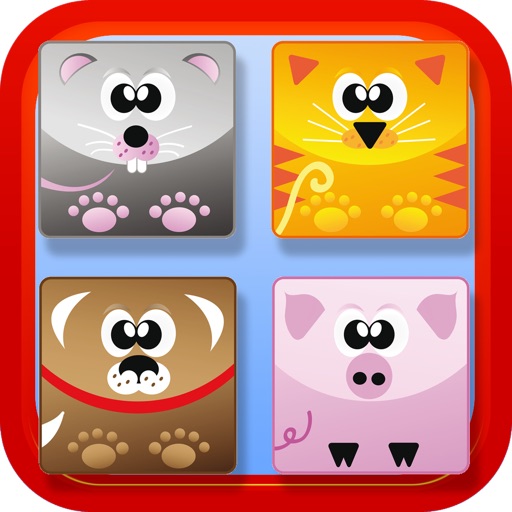 Match the Animals : Free Preschool Educational Shapes Learning Games for Kids and Toddlers Pro iOS App