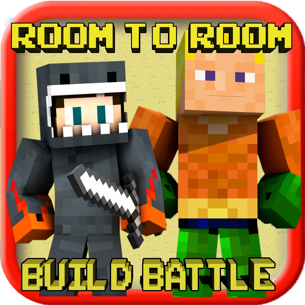 ROOM TO ROOM ( BATTLE BUILDER Edition ) - BLOCK MINI Survival Game with Multiplayer