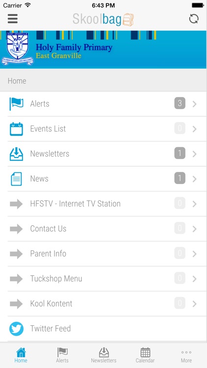 Holy Family Primary Granville East - Skoolbag