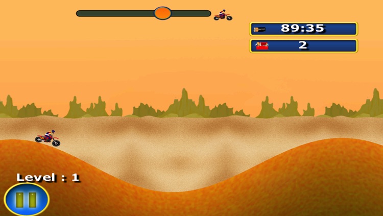 Motocross super rally - The motor bike desert race - Free Edition screenshot-3