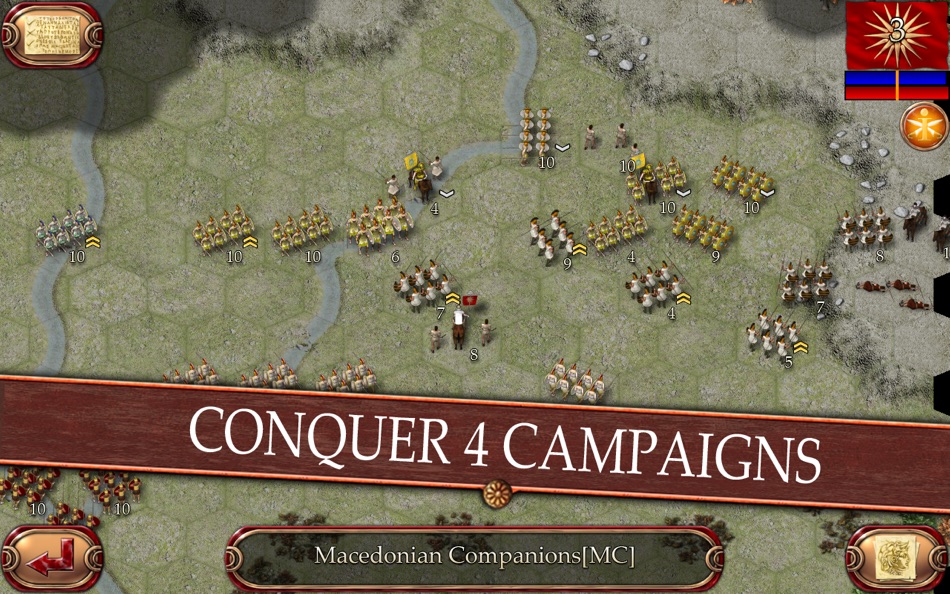 #5. Ancient Battle: Alexander (macOS) Bởi: Hunted Cow Studios Ltd.