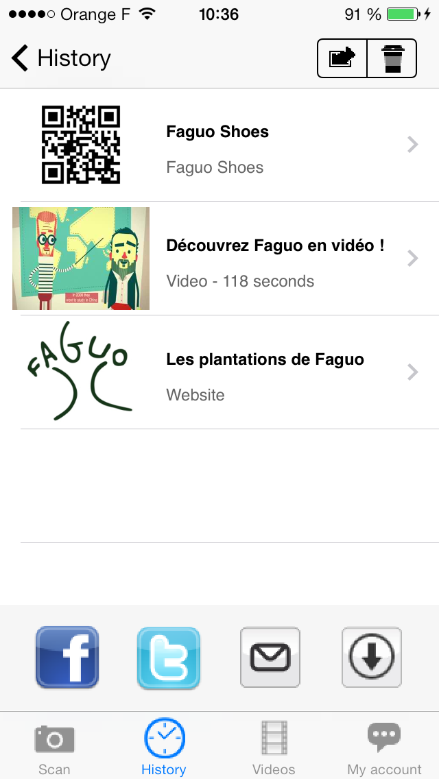bookBeo – QR Codes reader Screenshot