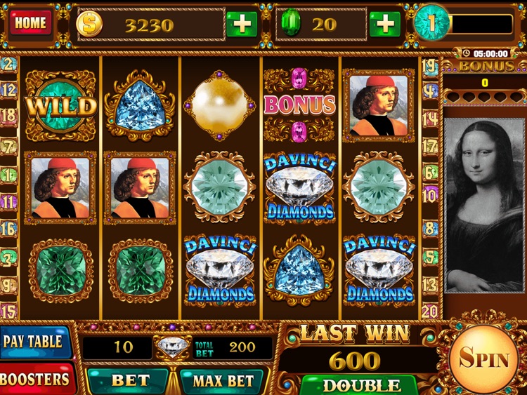 Slot - Diamonds of DaVinci Code HD