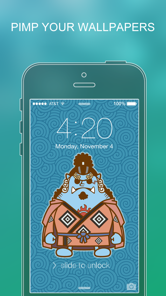 Screenshot #3 pour Pimp Your Wallpapers Pro - One Piece Special for iOS 7