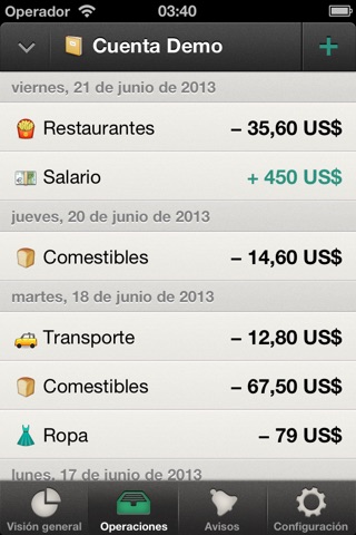 CashSync Classic - Expense and Income screenshot 2