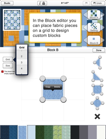 Quilt Studio screenshot 3