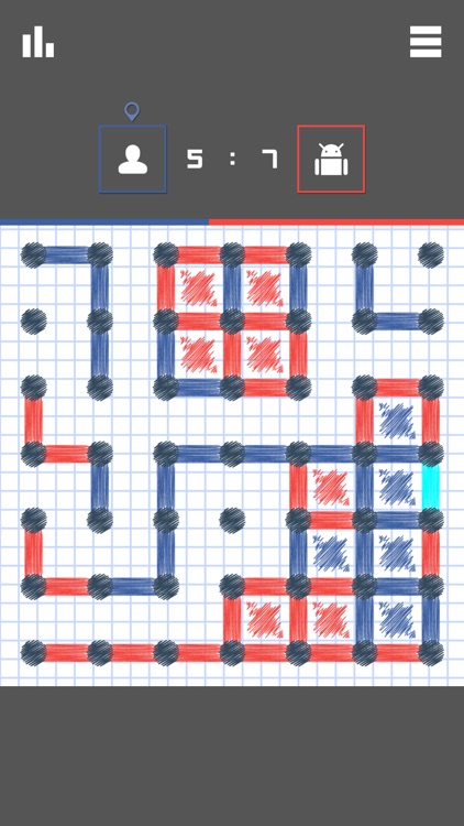 Dots and Boxes 2016 ~ board frenzy game and epic cheating in pocket edition