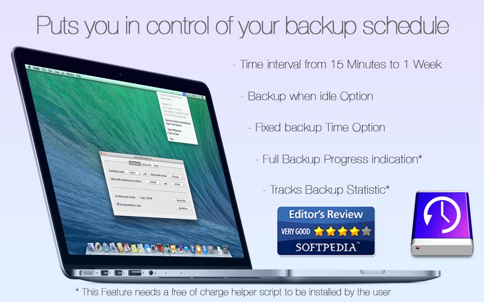 iScheduleTimeMachine - The Time Machine Scheduler for Mac OS X - 1.5 - (macOS)