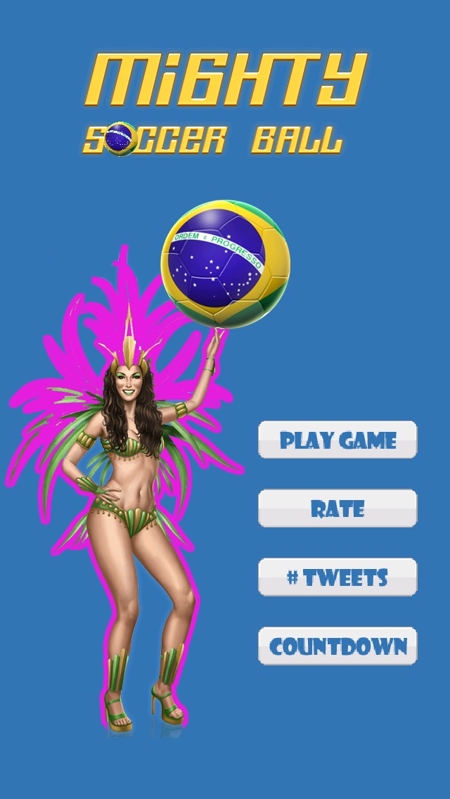 ブラジルサッカーカウントダウン (Mighty Football Boom - The World Best Countdown to Beach-es of Brazil Action Sport Game)のスクリーンショット1 ブラジルサッカーカウントダウン (Mighty Football Boom - The World Best Countdown to Beach-es of Brazil Action Sport Game)のスクリーンショット1