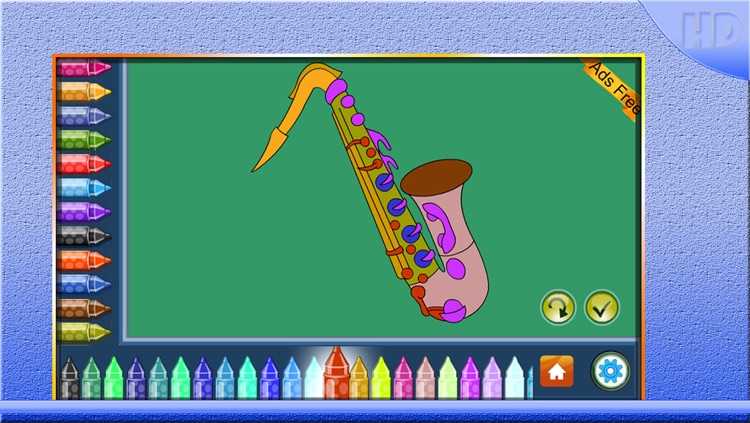 Coloring Book Music Instruments